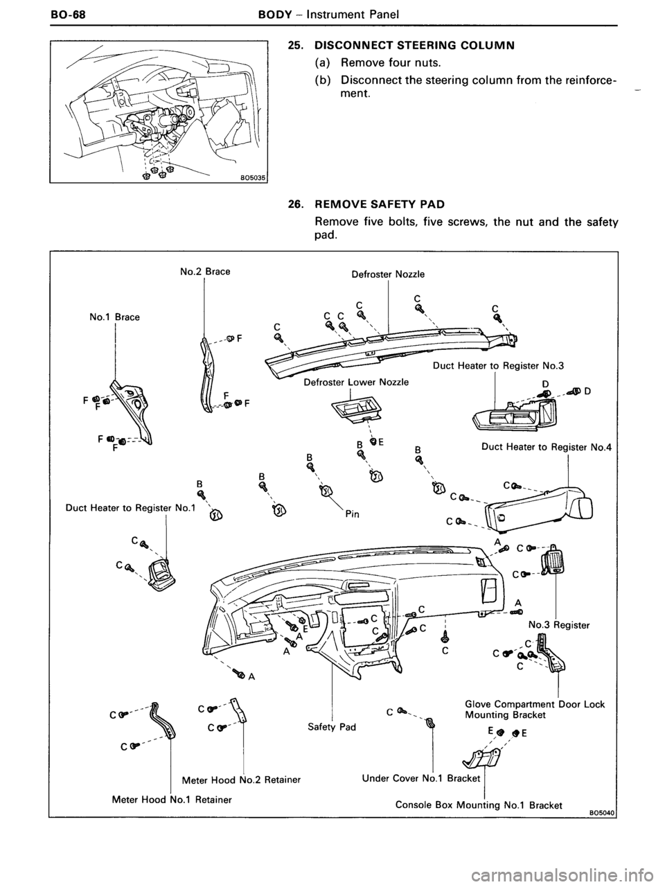 TOYOTA MR-2 1991  Factory Repair Manual 