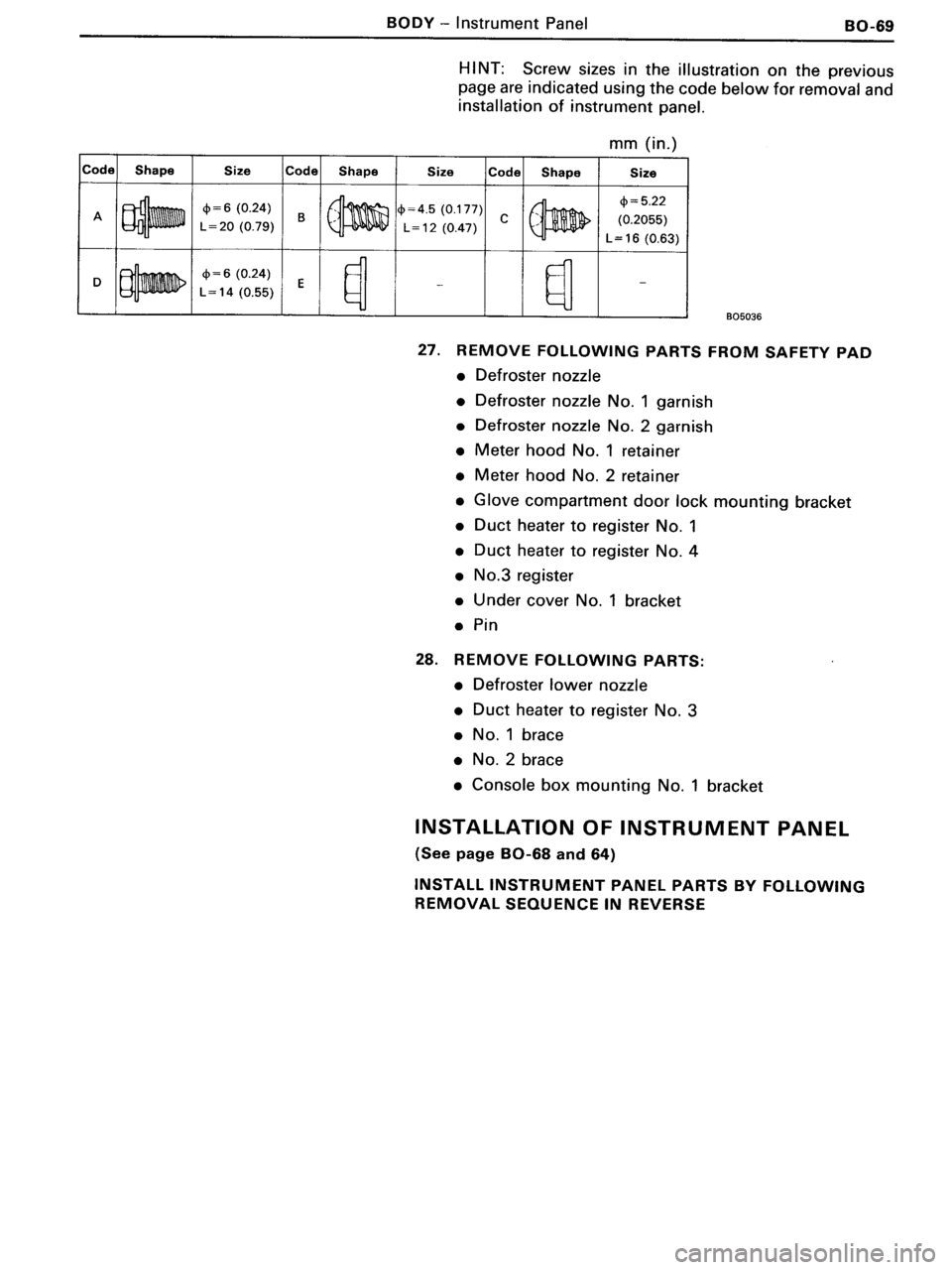 TOYOTA MR-2 1991  Factory Repair Manual 