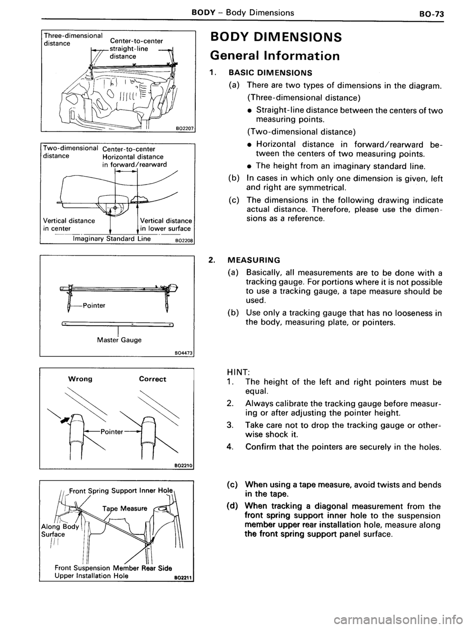 TOYOTA MR-2 1991  Factory Repair Manual 