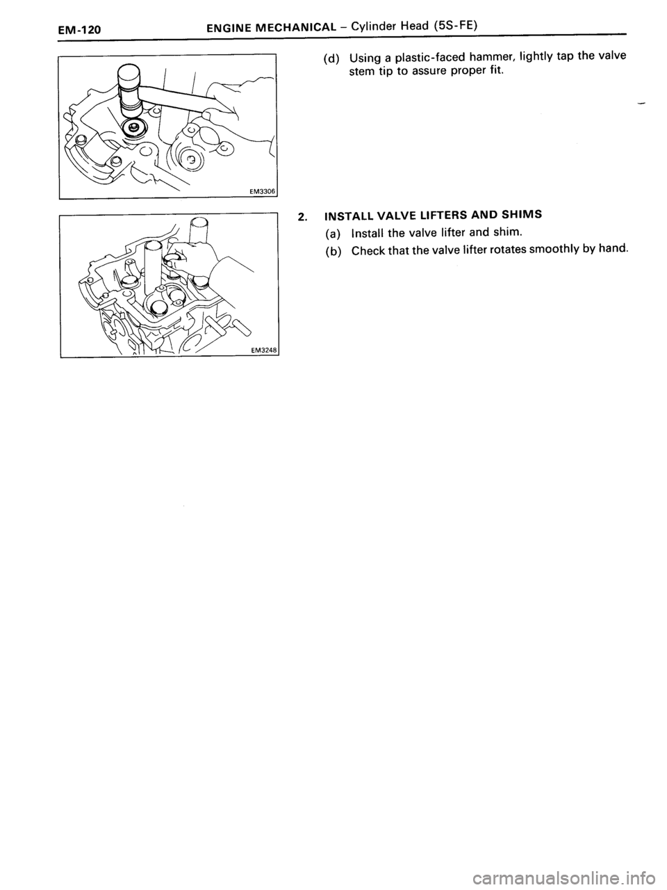 TOYOTA MR-2 1991  Factory Repair Manual 