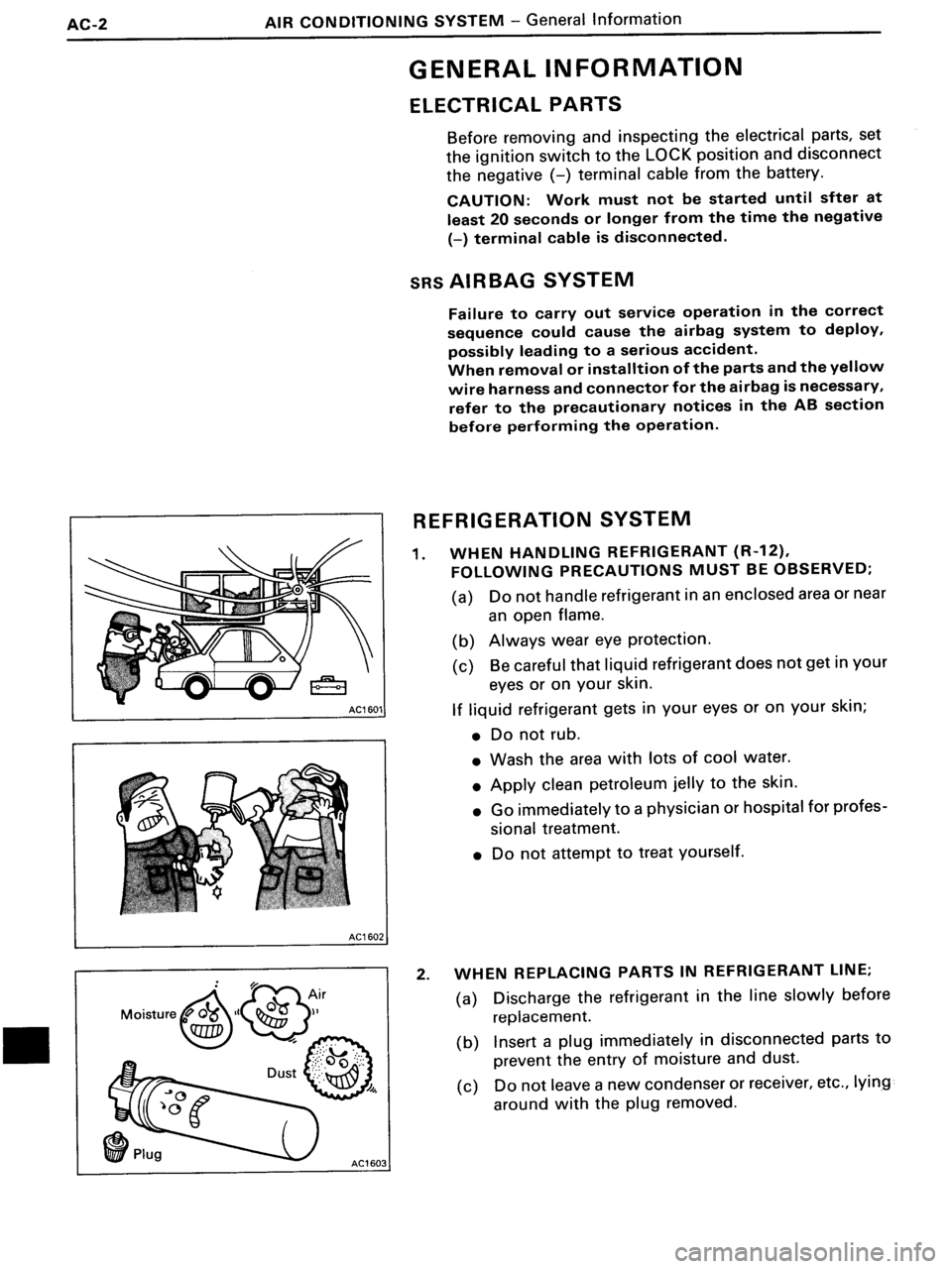 TOYOTA MR-2 1991 Factory Repair Manual TOYOTA MR-2 1991 Factory Repair Manual