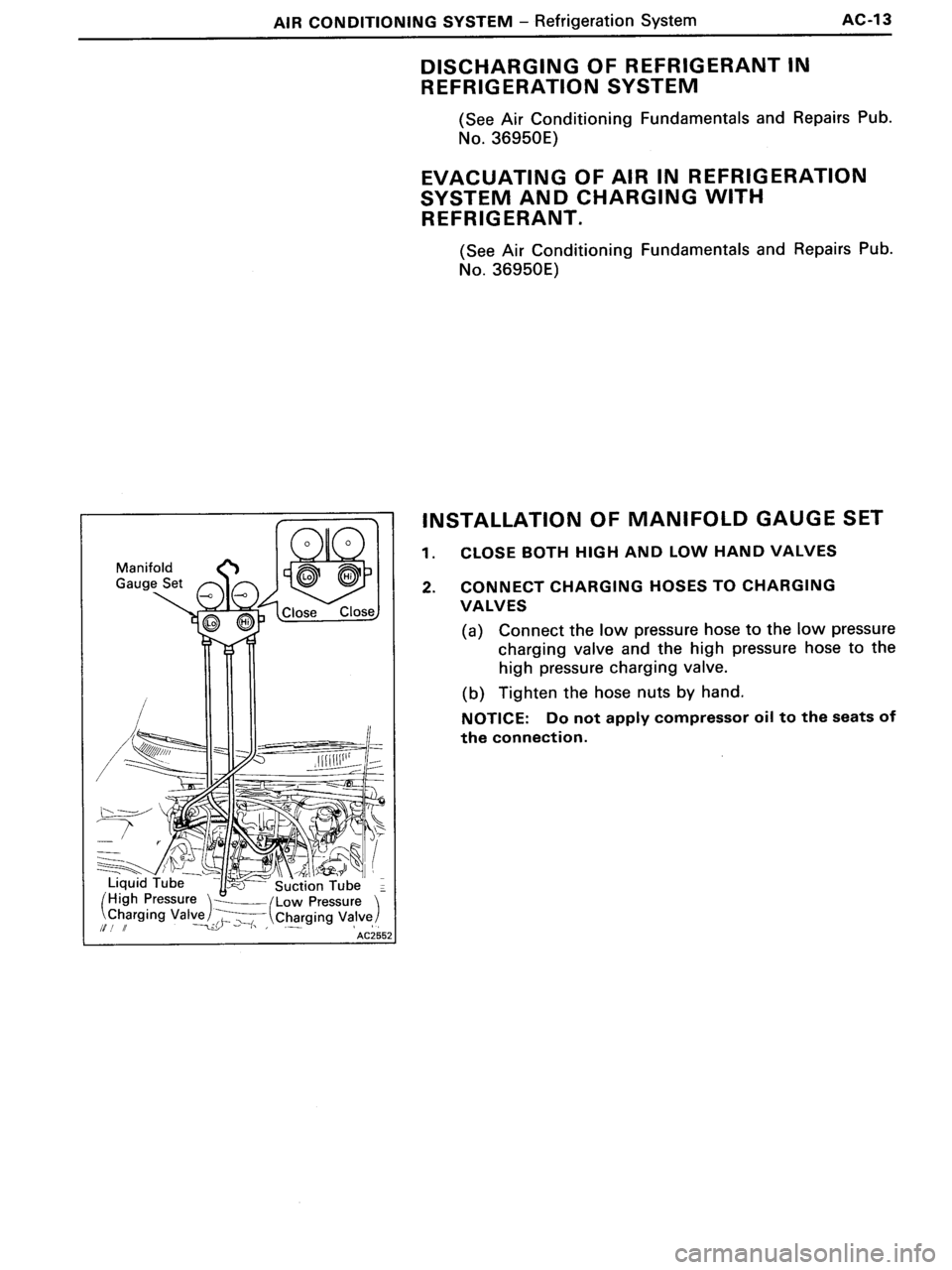TOYOTA MR-2 1991  Factory Repair Manual 