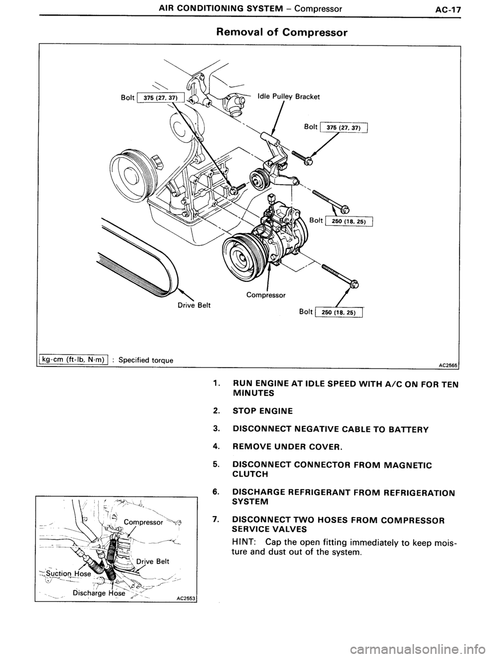 TOYOTA MR-2 1991  Factory Repair Manual 
