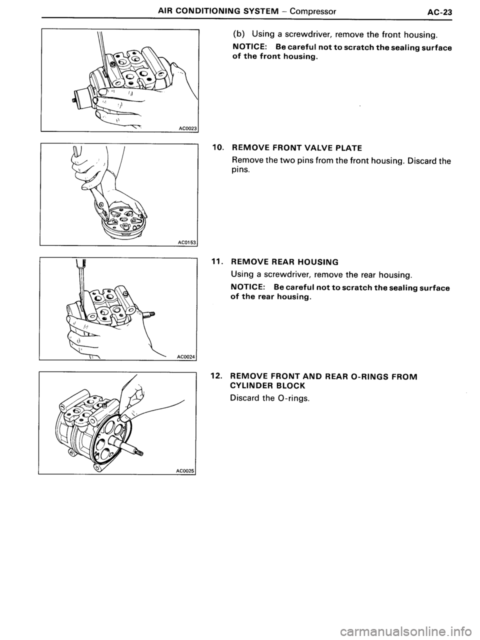 TOYOTA MR-2 1991  Factory Repair Manual 