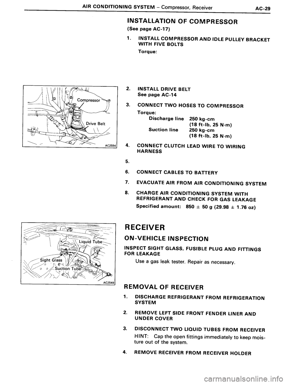 TOYOTA MR-2 1991 Factory Repair Manual TOYOTA MR-2 1991 Factory Repair Manual