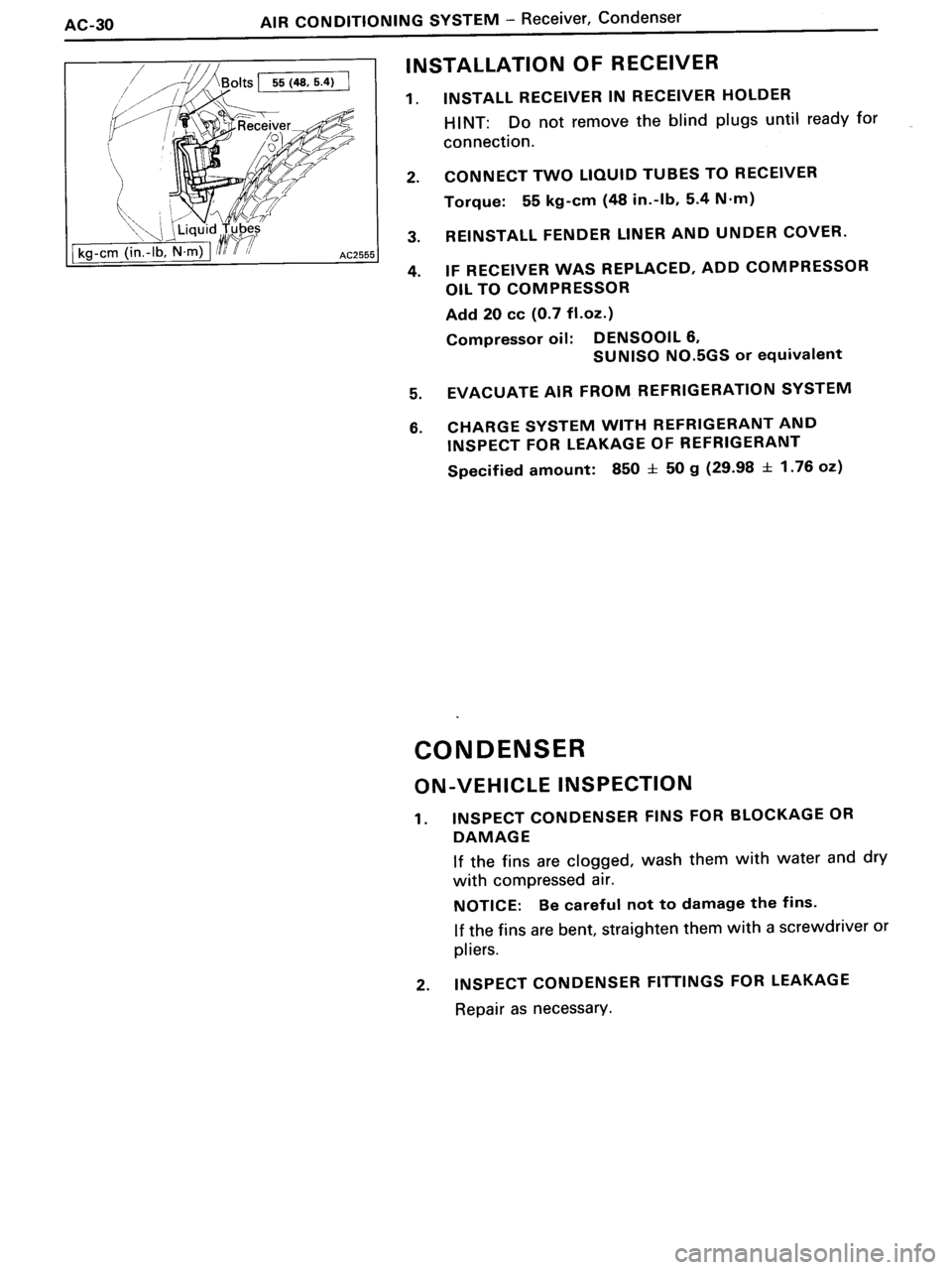 TOYOTA MR-2 1991 Factory Repair Manual TOYOTA MR-2 1991 Factory Repair Manual