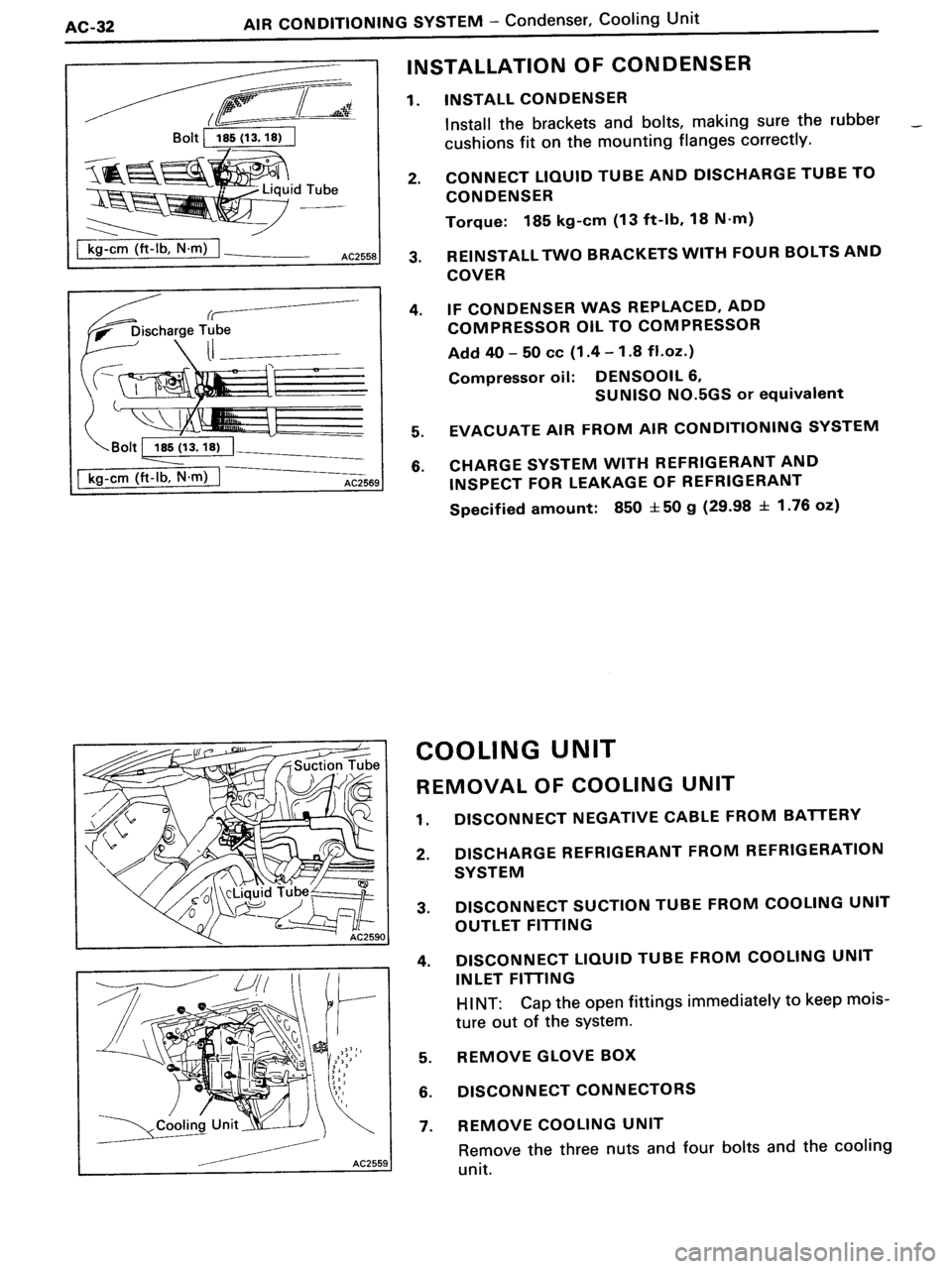 TOYOTA MR-2 1991 Factory Repair Manual TOYOTA MR-2 1991 Factory Repair Manual