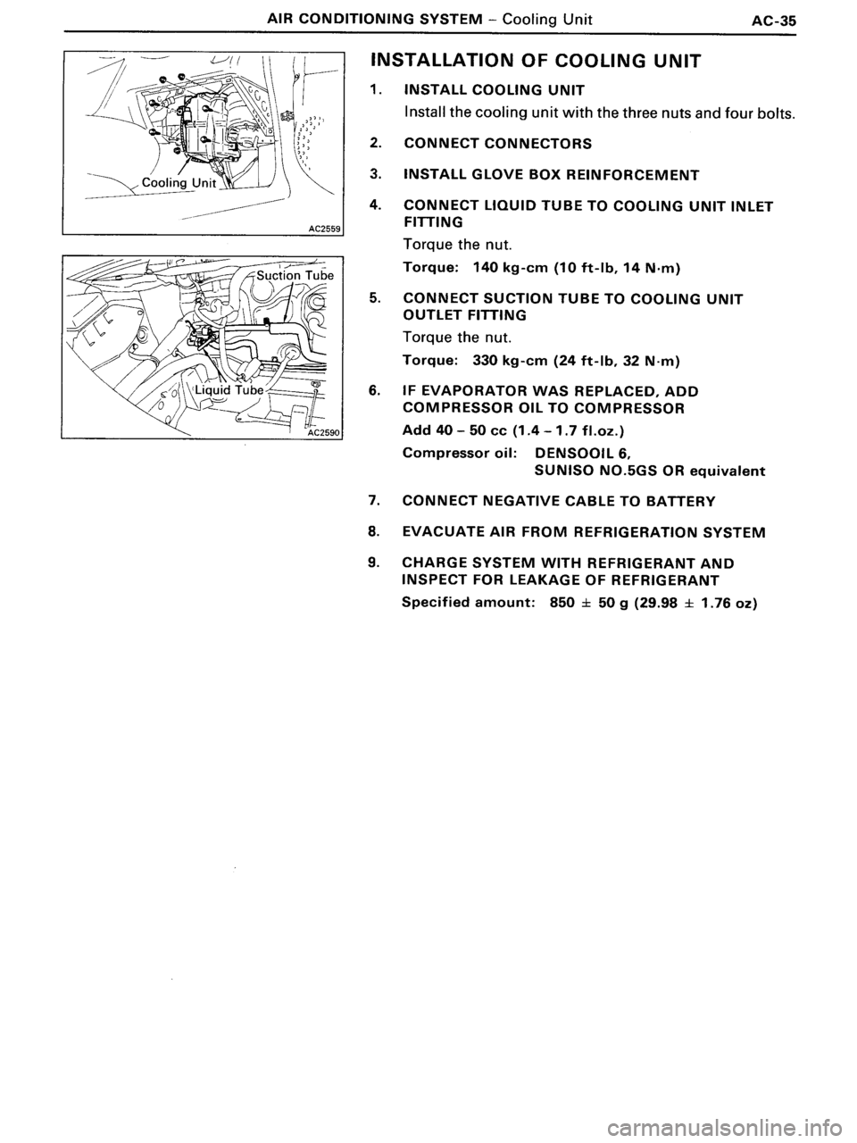 TOYOTA MR-2 1991  Factory Repair Manual 