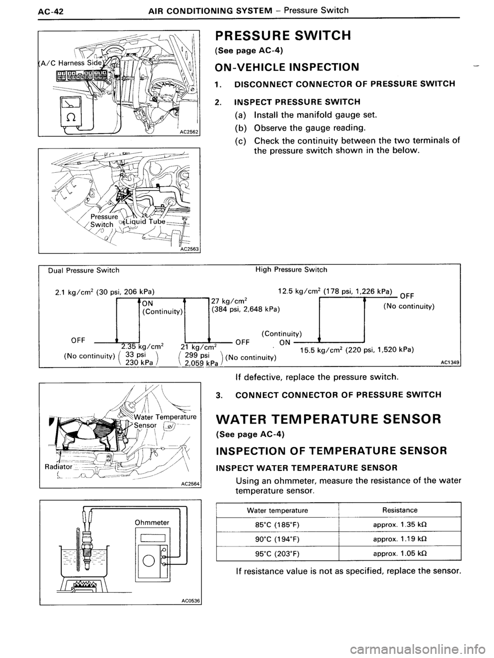 TOYOTA MR-2 1991  Factory Repair Manual 