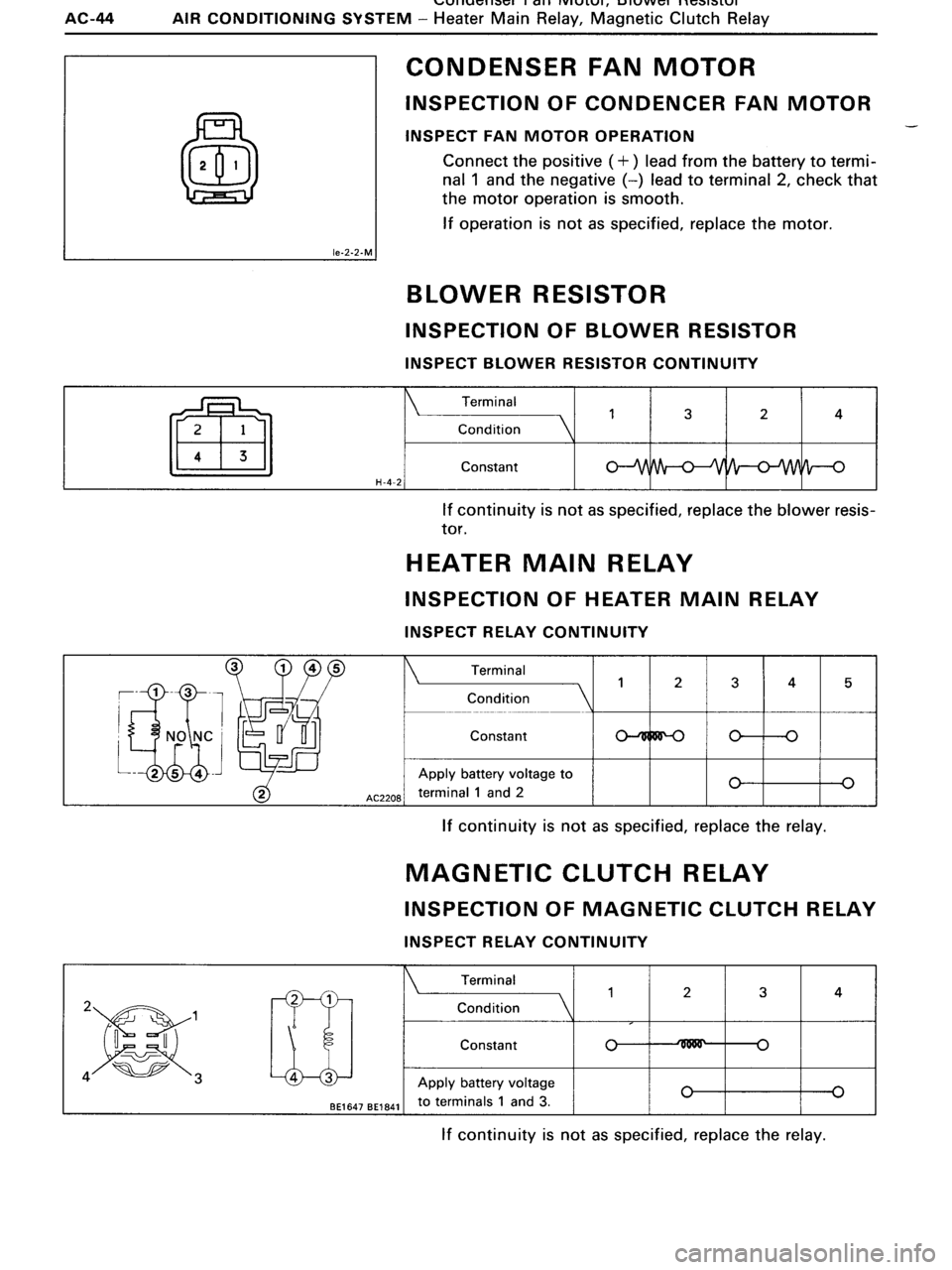 TOYOTA MR-2 1991  Factory Repair Manual 