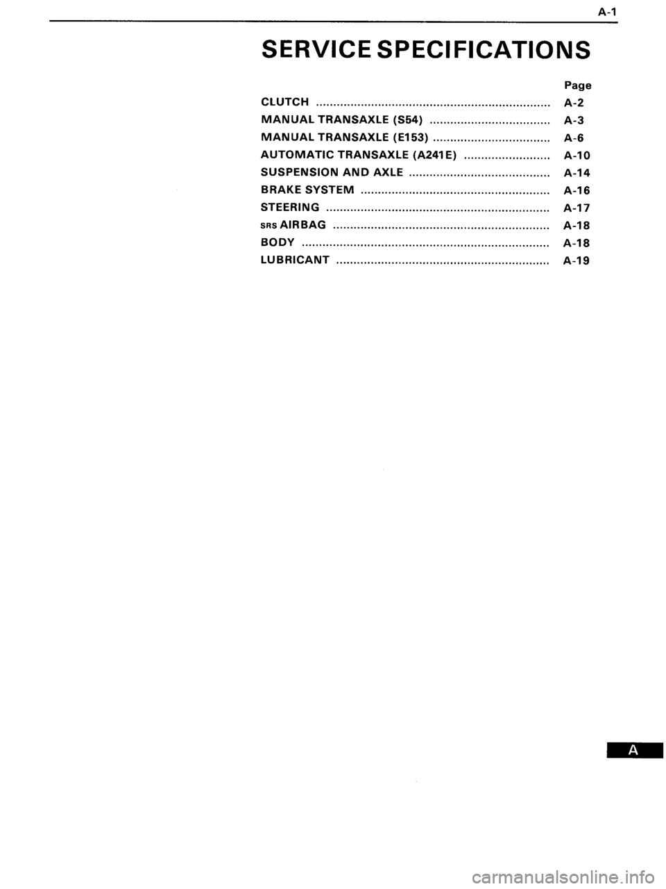 TOYOTA MR-2 1991  Factory Repair Manual 