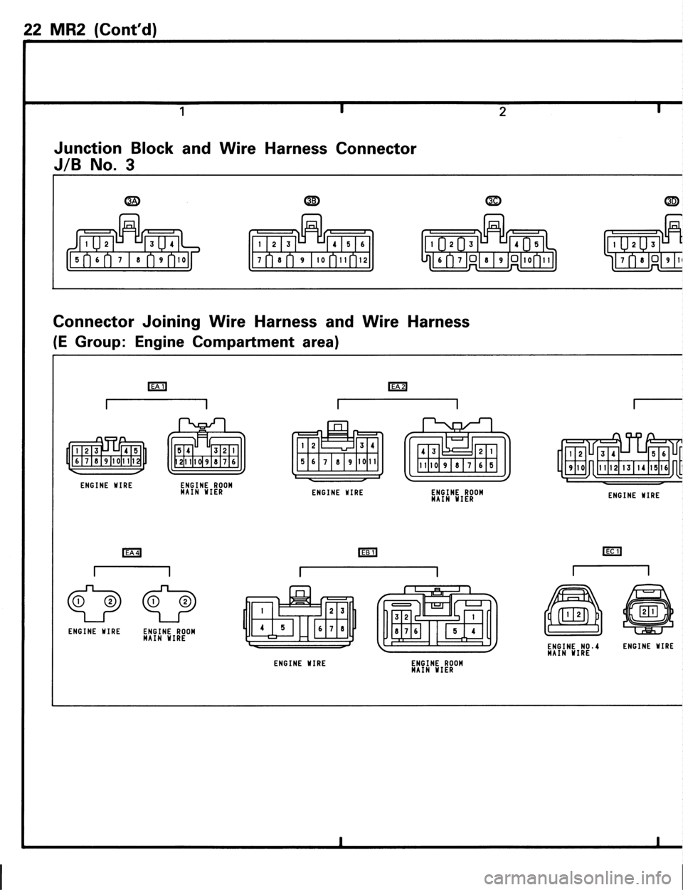 TOYOTA MR-2 1991  Factory Repair Manual 