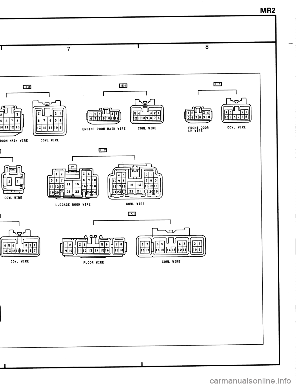 TOYOTA MR-2 1991  Factory Repair Manual 