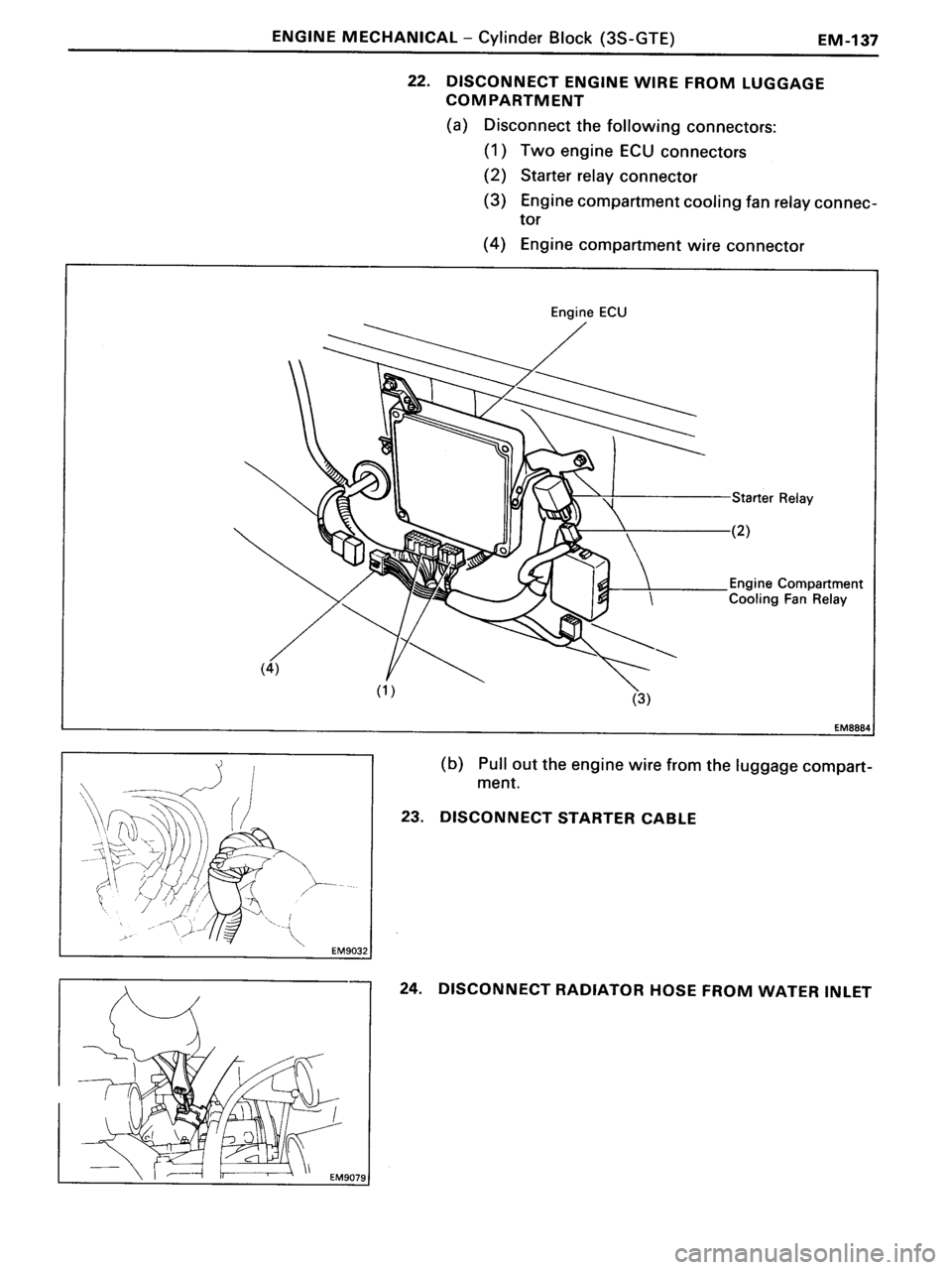 TOYOTA MR-2 1991  Factory Repair Manual 