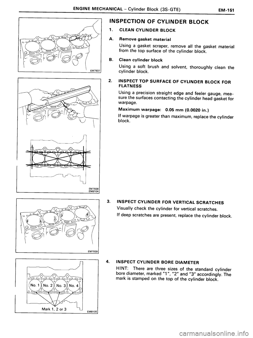 TOYOTA MR-2 1991  Factory Repair Manual 