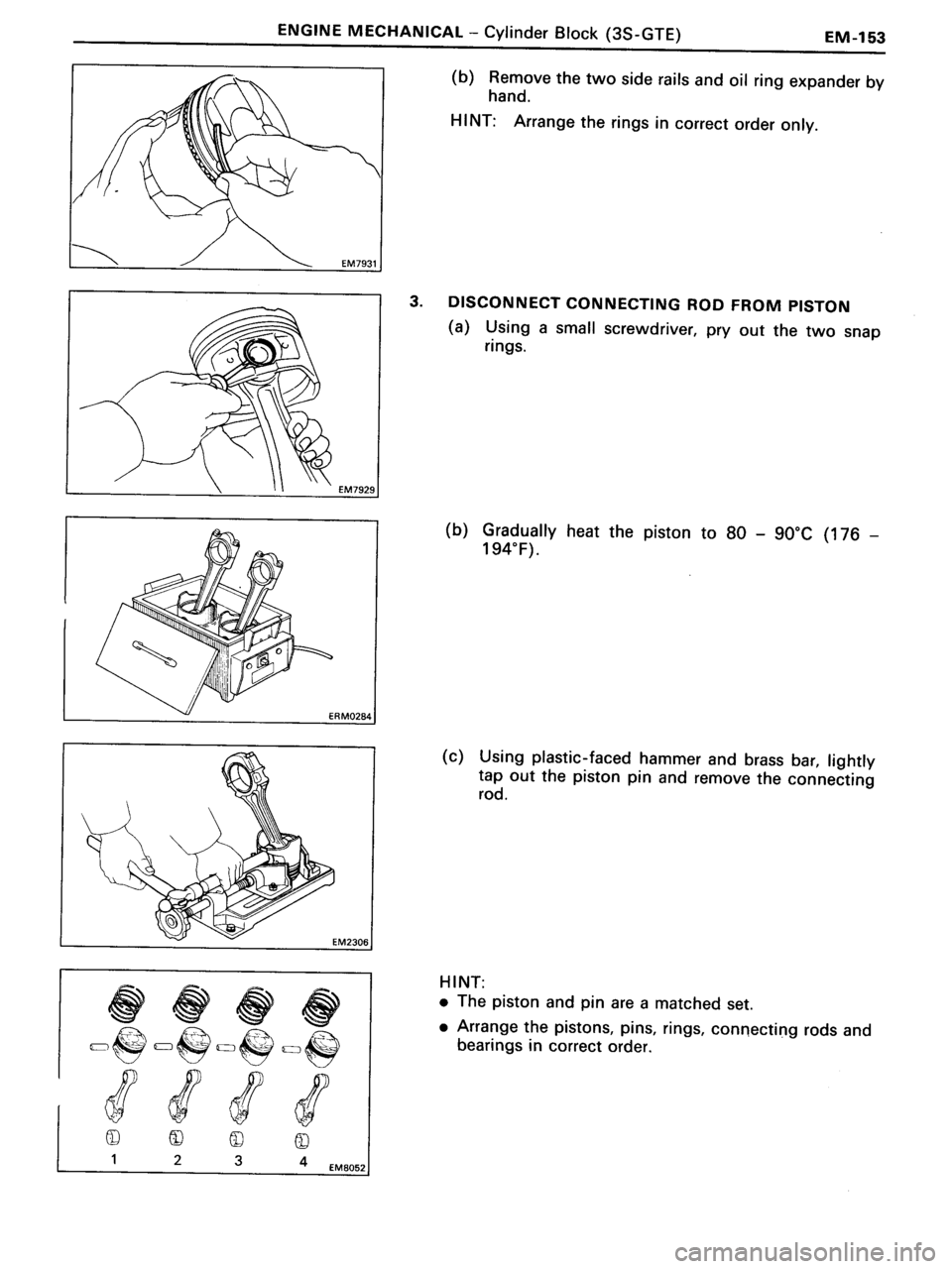 TOYOTA MR-2 1991  Factory Repair Manual 