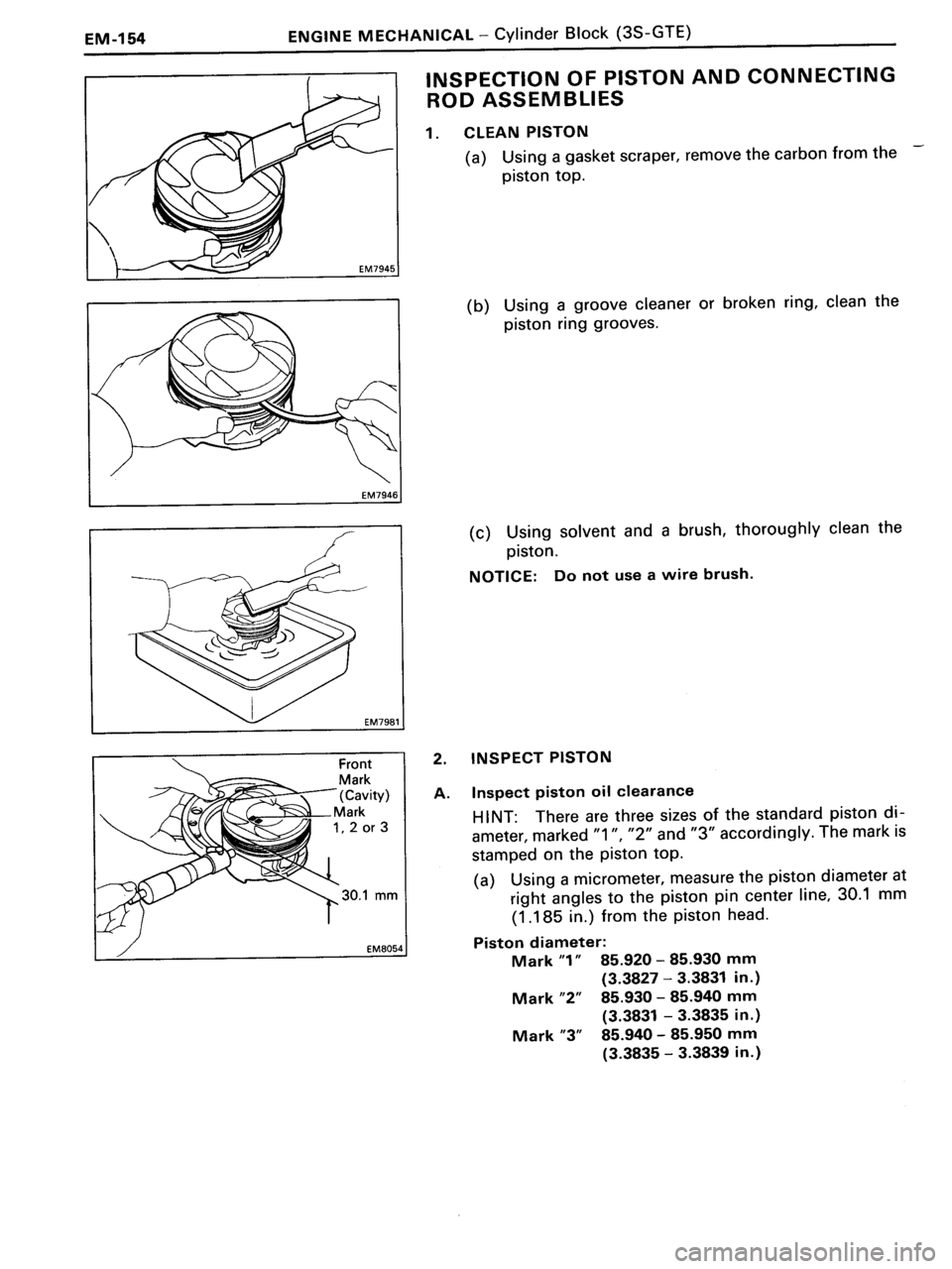 TOYOTA MR-2 1991  Factory Repair Manual 