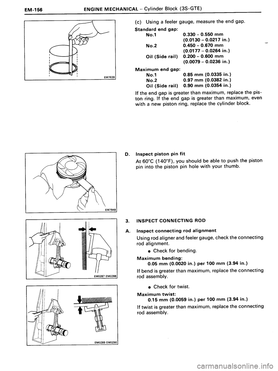 TOYOTA MR-2 1991  Factory Repair Manual 