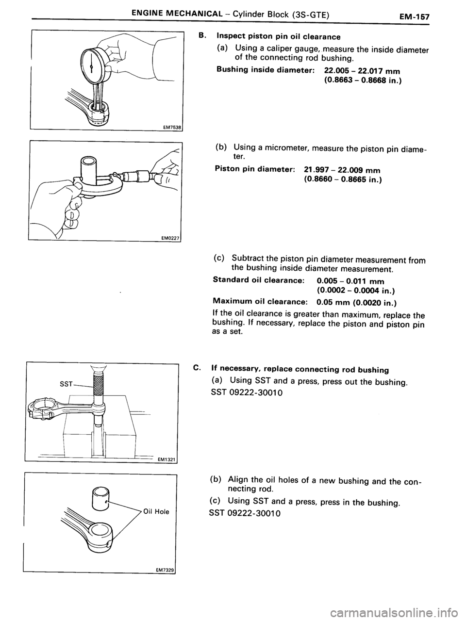 TOYOTA MR-2 1991  Factory Repair Manual 