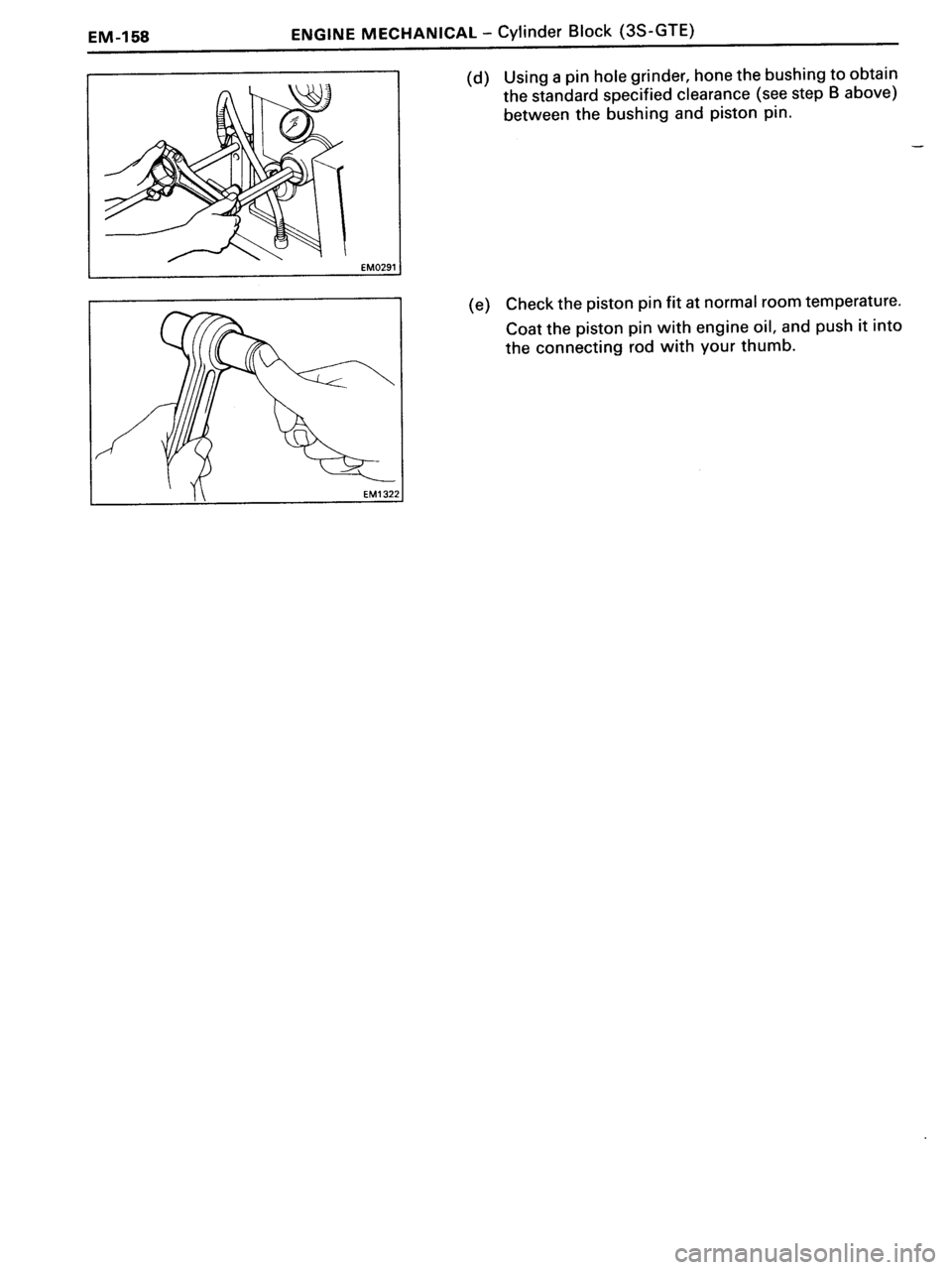 TOYOTA MR-2 1991  Factory Repair Manual 