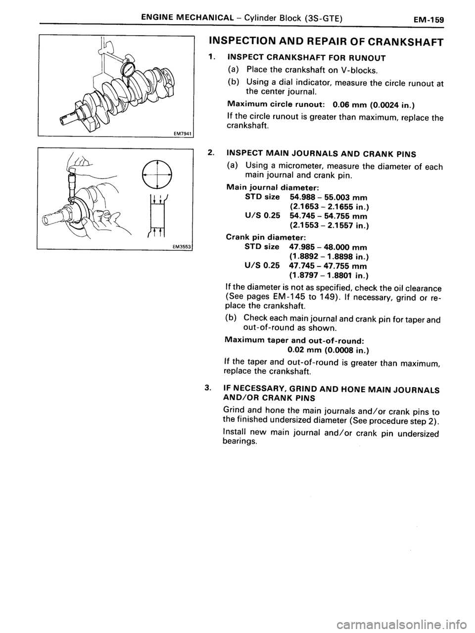 TOYOTA MR-2 1991  Factory Repair Manual 