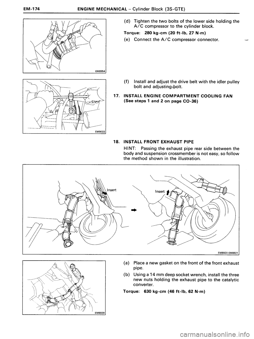 TOYOTA MR-2 1991 Factory Repair Manual TOYOTA MR-2 1991 Factory Repair Manual