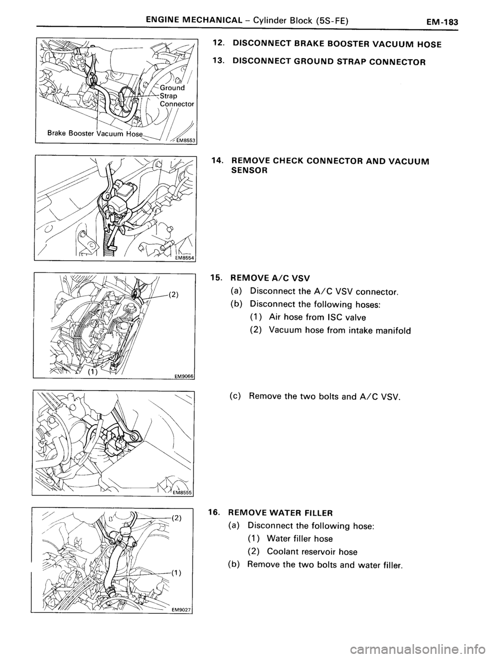 TOYOTA MR-2 1991 Factory Repair Manual TOYOTA MR-2 1991 Factory Repair Manual