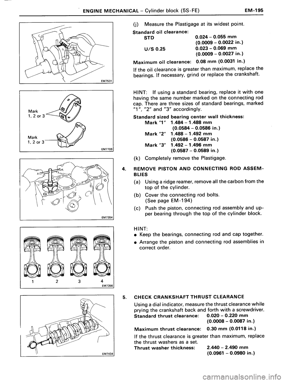 TOYOTA MR-2 1991 Factory Repair Manual TOYOTA MR-2 1991 Factory Repair Manual