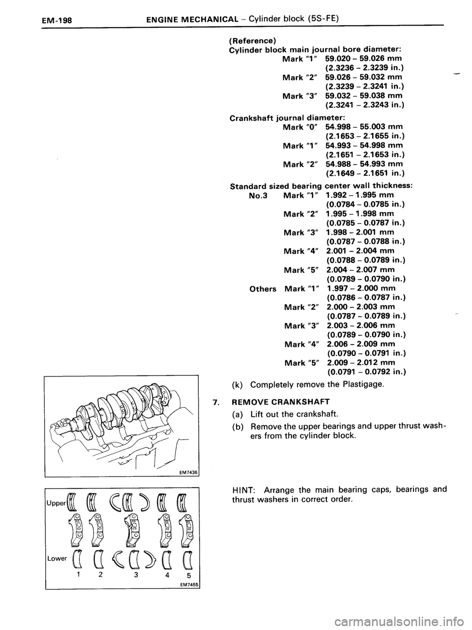 TOYOTA MR-2 1991 Factory Repair Manual TOYOTA MR-2 1991 Factory Repair Manual