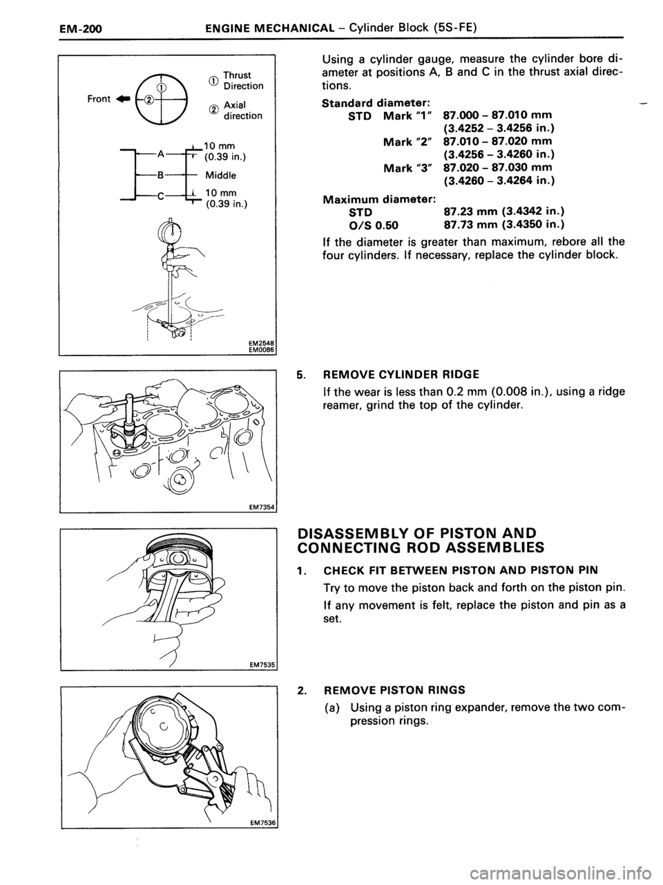 TOYOTA MR-2 1991 Factory Repair Manual TOYOTA MR-2 1991 Factory Repair Manual