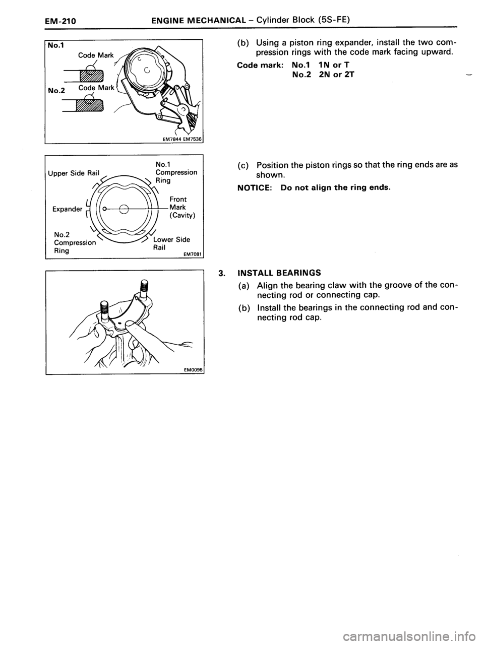 TOYOTA MR-2 1991 Factory Repair Manual TOYOTA MR-2 1991 Factory Repair Manual