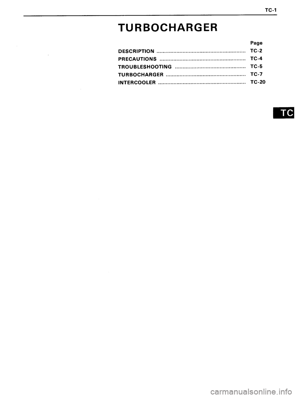 TOYOTA MR-2 1991 Factory Repair Manual TOYOTA MR-2 1991 Factory Repair Manual