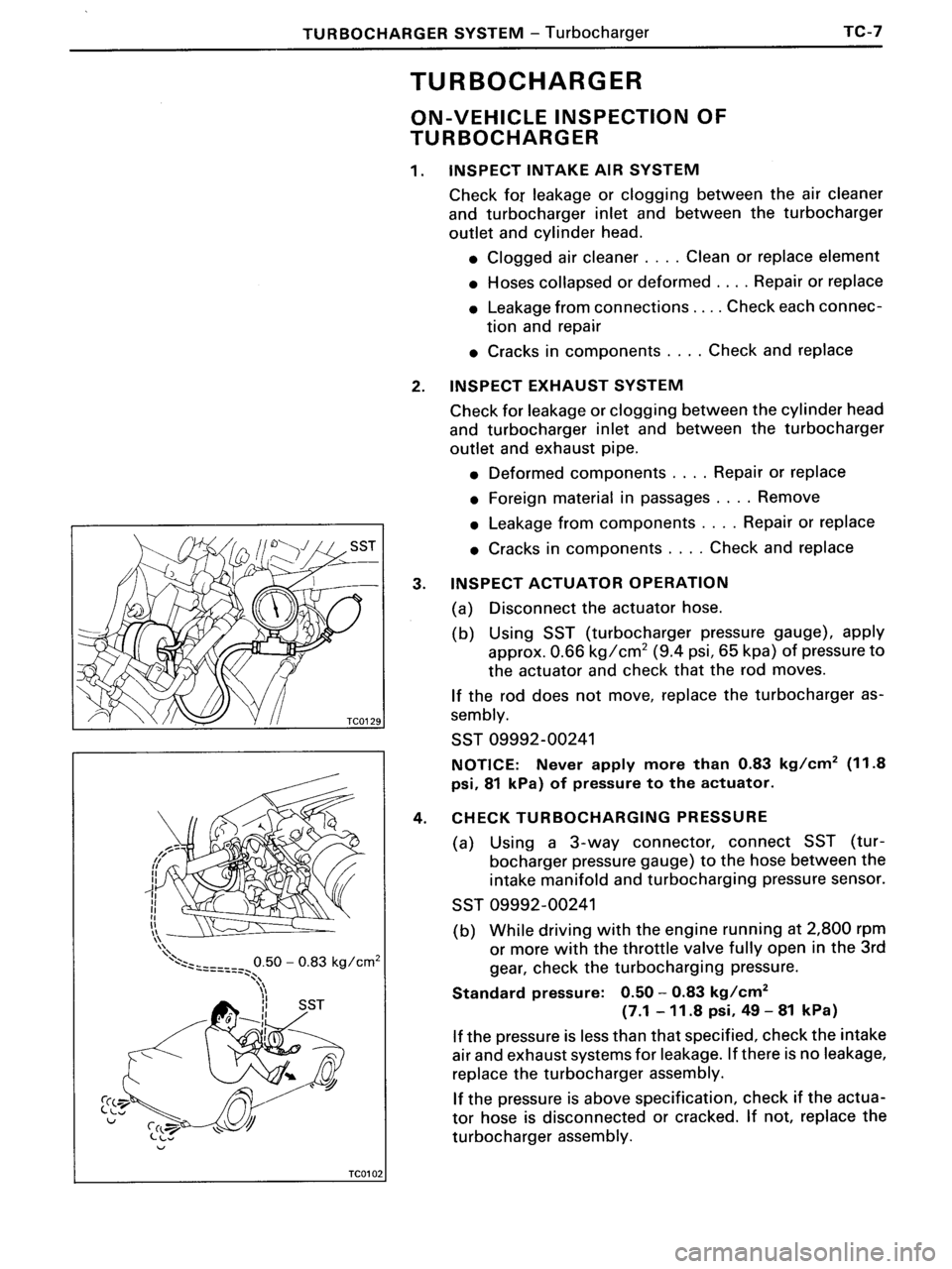 TOYOTA MR-2 1991 Factory Repair Manual TOYOTA MR-2 1991 Factory Repair Manual