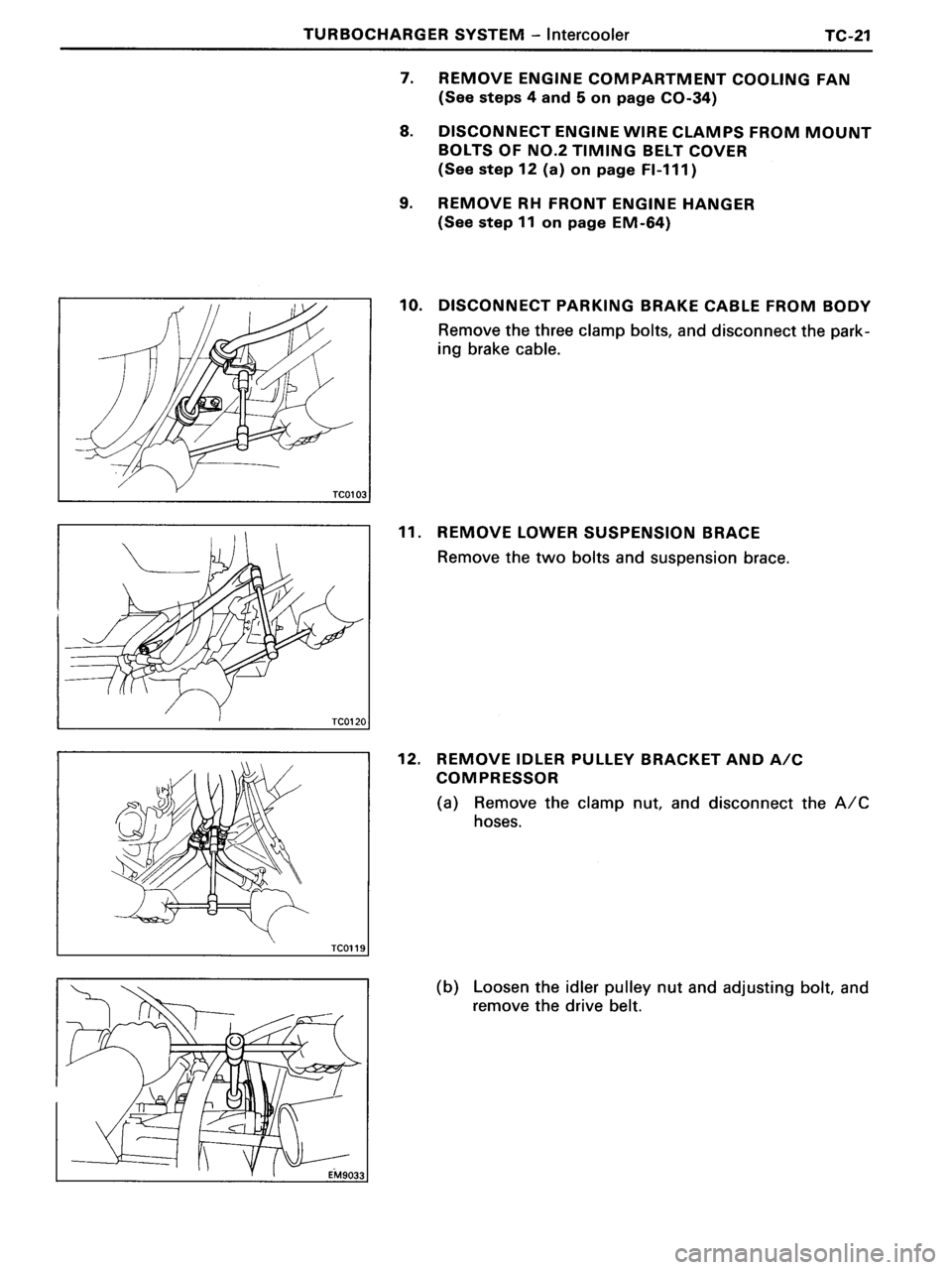 TOYOTA MR-2 1991 Factory Repair Manual TOYOTA MR-2 1991 Factory Repair Manual