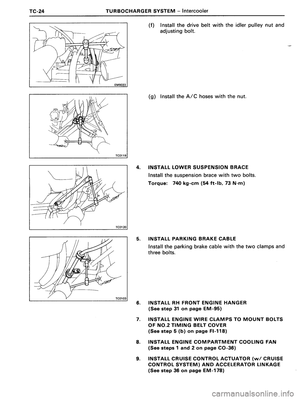 TOYOTA MR-2 1991 Factory Repair Manual TOYOTA MR-2 1991 Factory Repair Manual