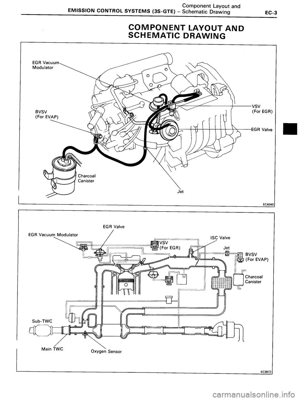 TOYOTA MR-2 1991 Factory Repair Manual TOYOTA MR-2 1991 Factory Repair Manual