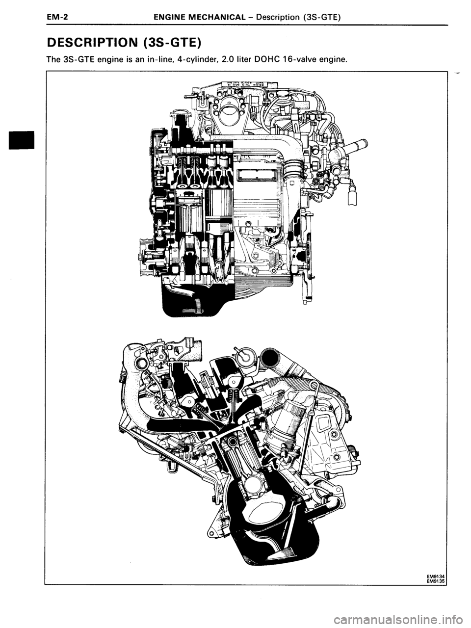 TOYOTA MR-2 1991  Factory Owners Guide 