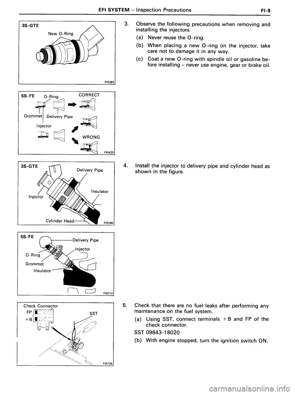TOYOTA MR-2 1991 Factory Repair Manual TOYOTA MR-2 1991 Factory Repair Manual