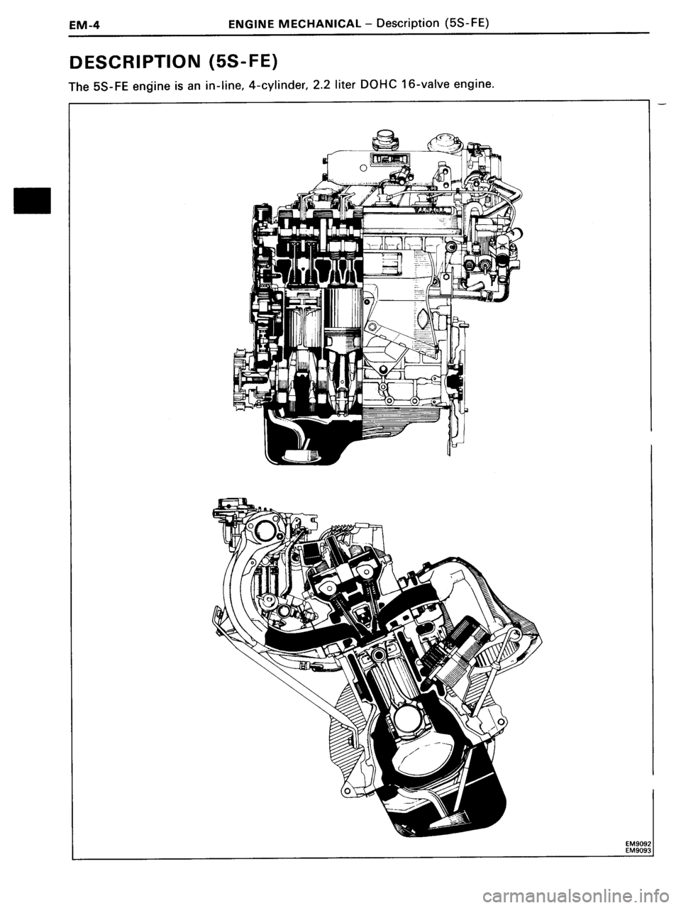 TOYOTA MR-2 1991 Factory Owners Guide TOYOTA MR-2 1991 Factory Owners Guide