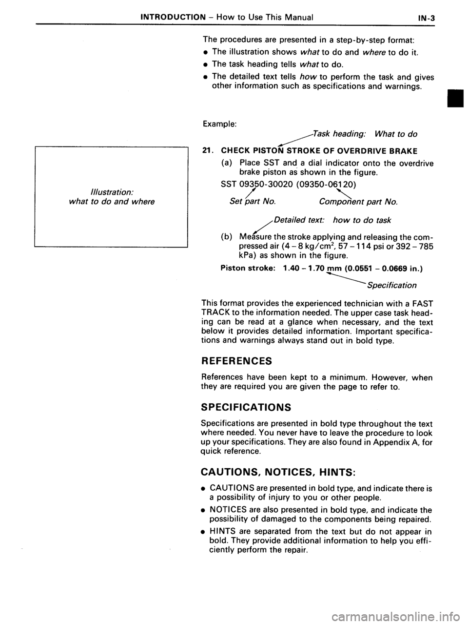 TOYOTA MR-2 1991 Factory Repair Manual TOYOTA MR-2 1991 Factory Repair Manual