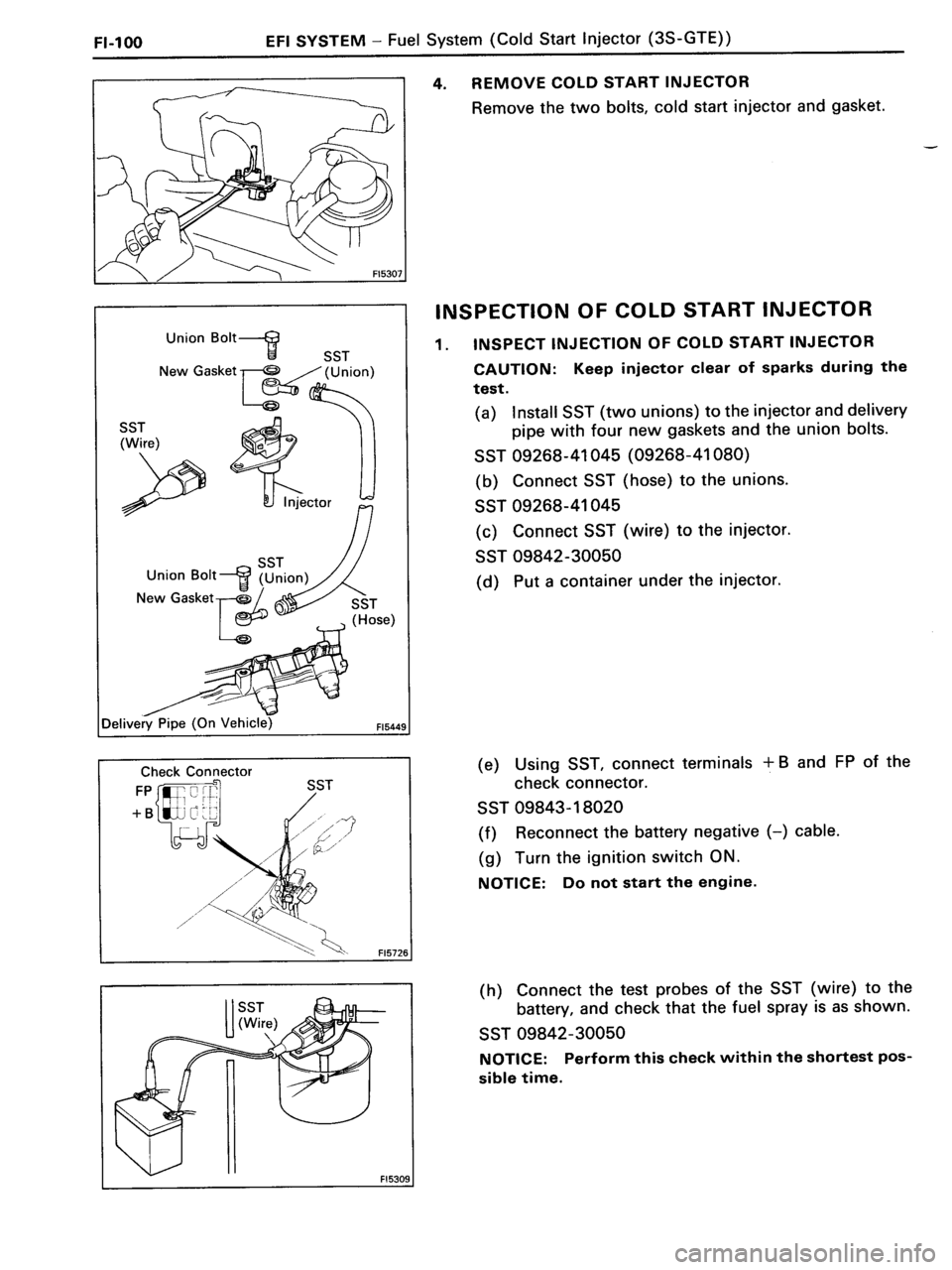 TOYOTA MR-2 1991  Factory Repair Manual 
