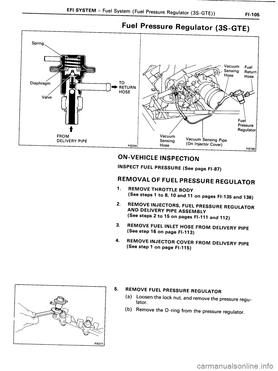 TOYOTA MR-2 1991  Factory Repair Manual 