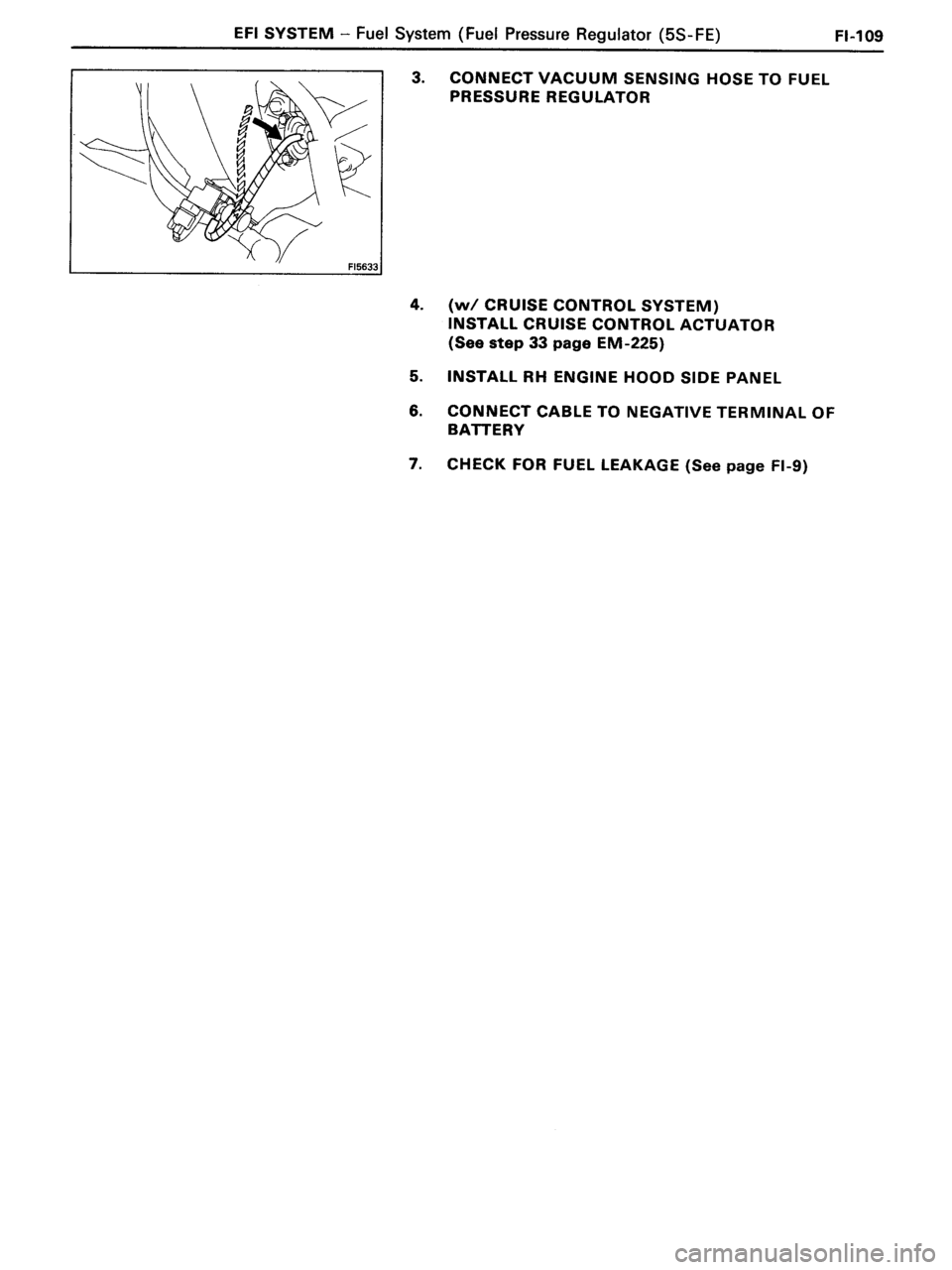 TOYOTA MR-2 1991  Factory Repair Manual 