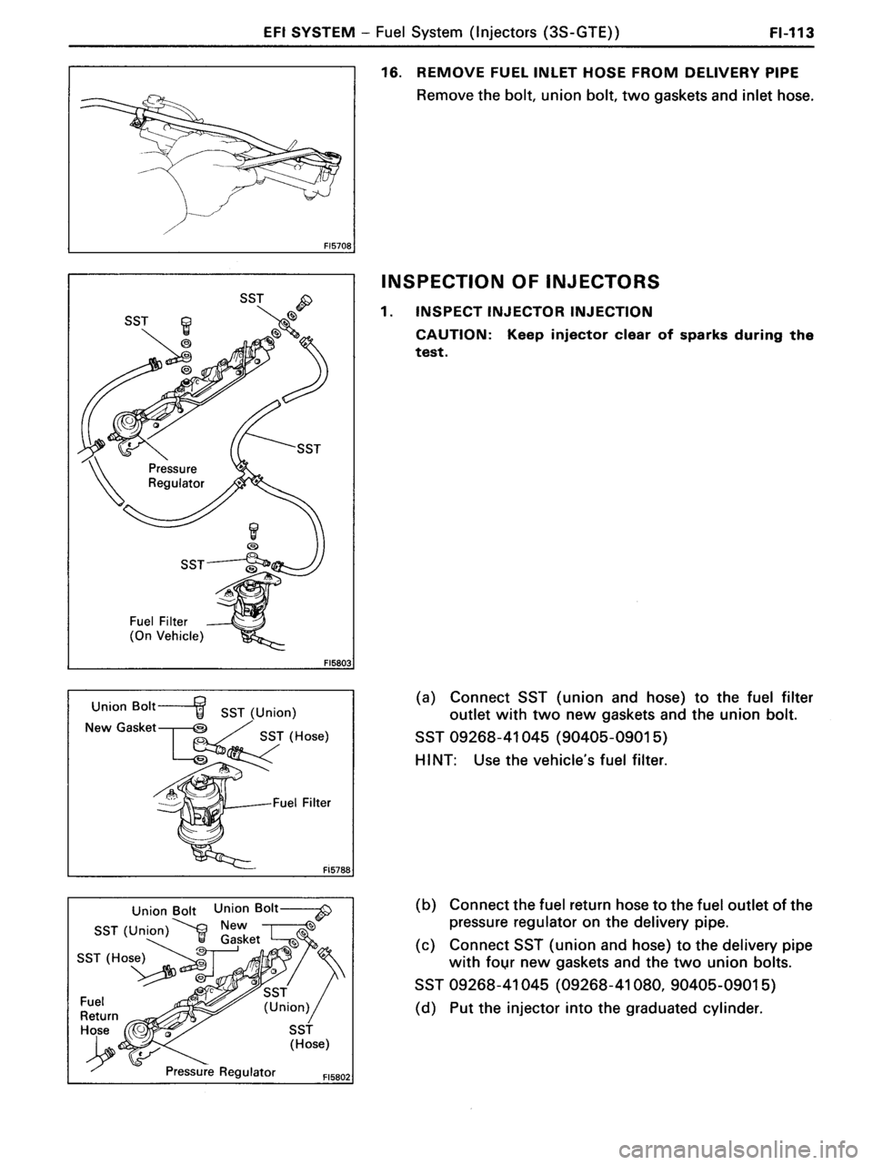 TOYOTA MR-2 1991  Factory Repair Manual 
