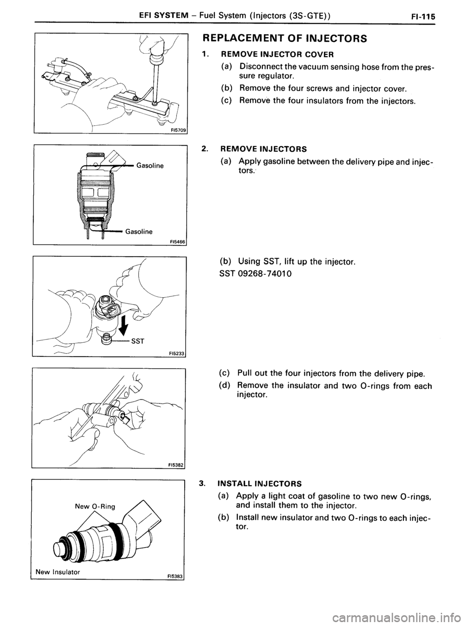 TOYOTA MR-2 1991  Factory Repair Manual 