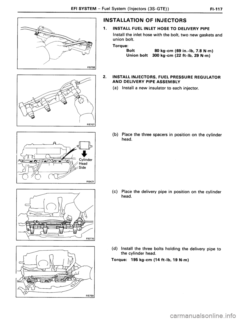 TOYOTA MR-2 1991  Factory Repair Manual 