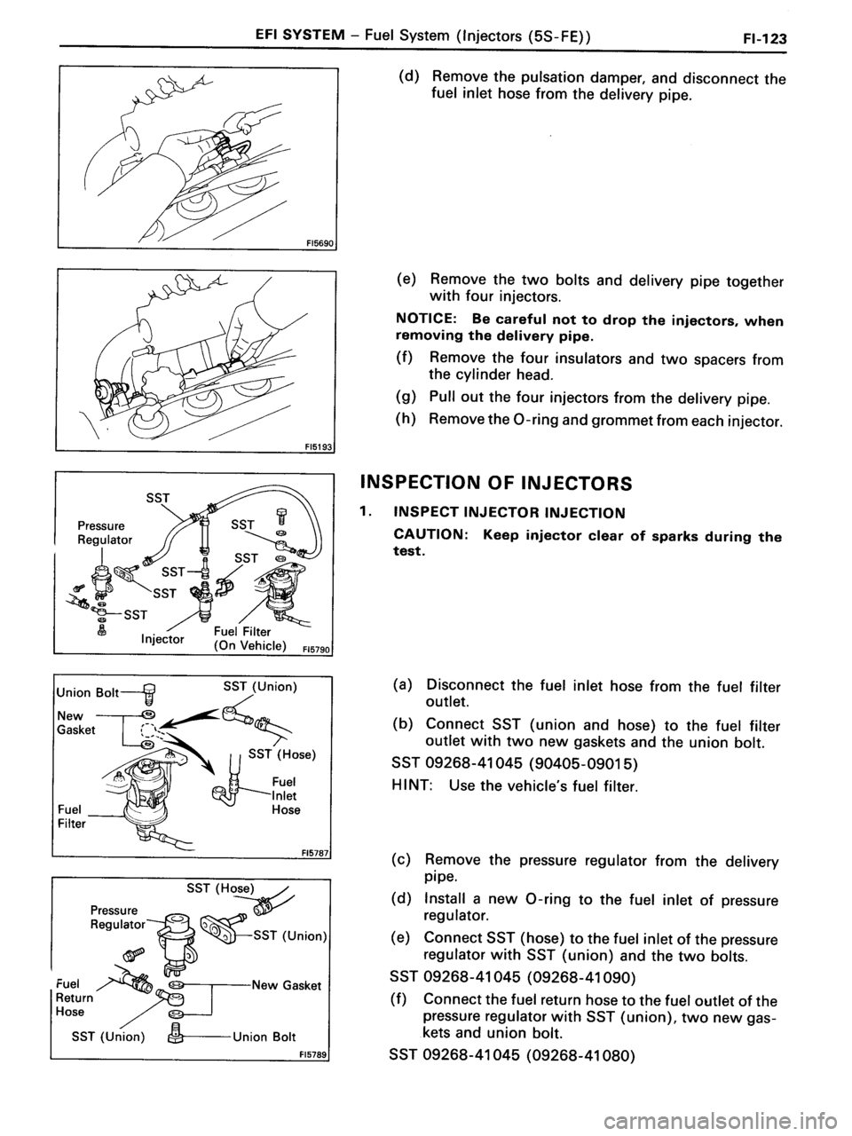 TOYOTA MR-2 1991  Factory Repair Manual 