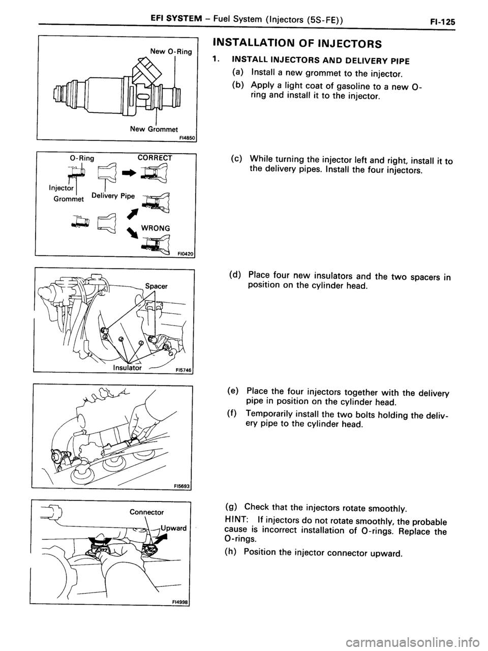 TOYOTA MR-2 1991 Factory Repair Manual TOYOTA MR-2 1991 Factory Repair Manual