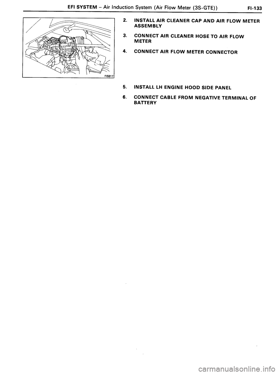 TOYOTA MR-2 1991 Factory Repair Manual TOYOTA MR-2 1991 Factory Repair Manual