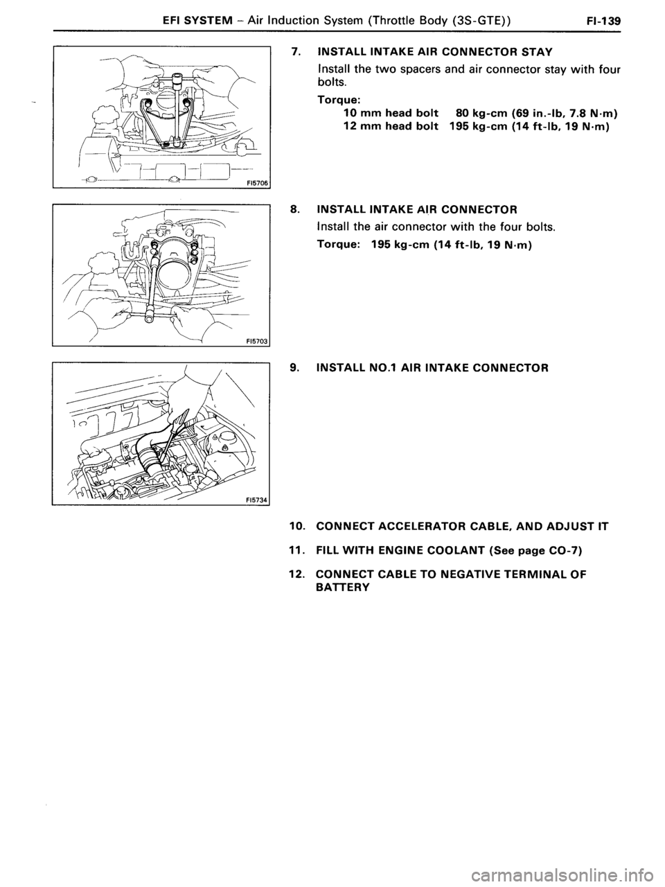 TOYOTA MR-2 1991 Factory Repair Manual TOYOTA MR-2 1991 Factory Repair Manual
